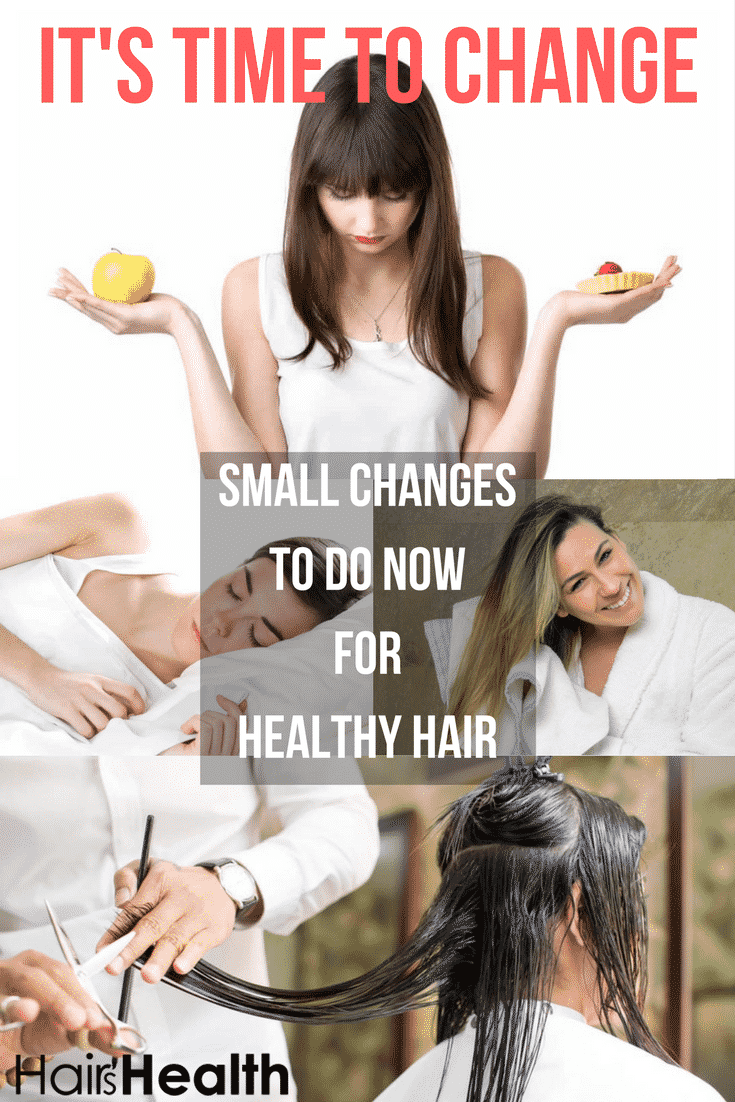 small changes for healthy hair
