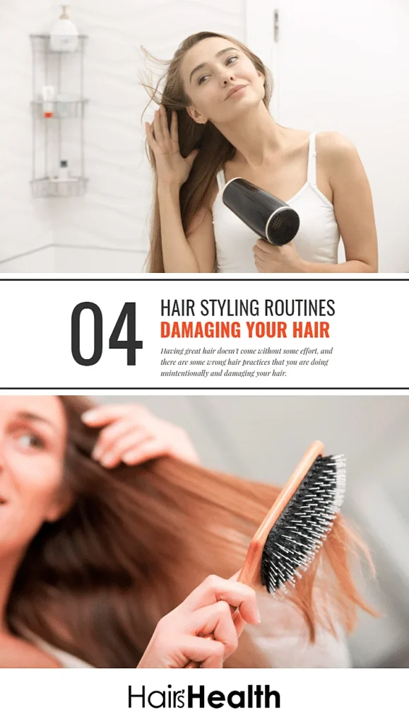 4 hair damaging habits